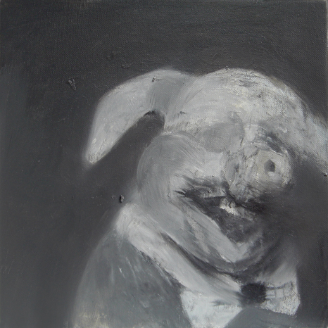 oil on canvas, 11,8 x 11,8 in