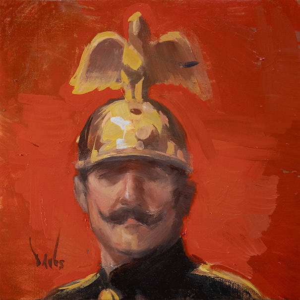 Musée des Aigles Modernes 23 | Oil Portrait Painting
